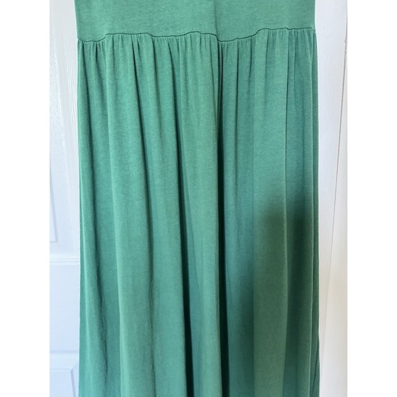 FP Free People Beach Green Dress With Pockets Women's Size XS Scoop Neckline 54" - Picture 7 of 8